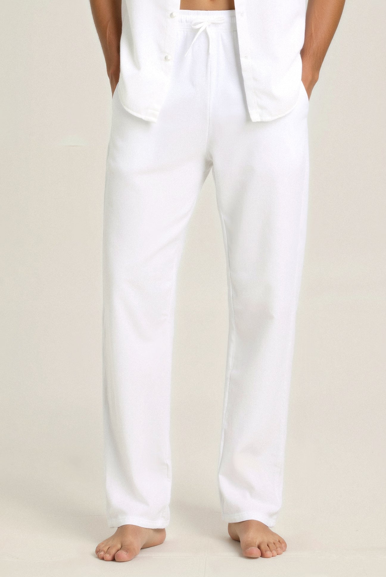 Pantalon de plage léger en coton et lin NOBA