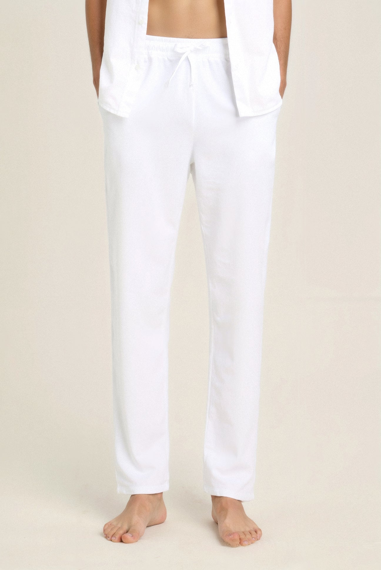 Pantalon de plage léger en coton et lin NOBA
