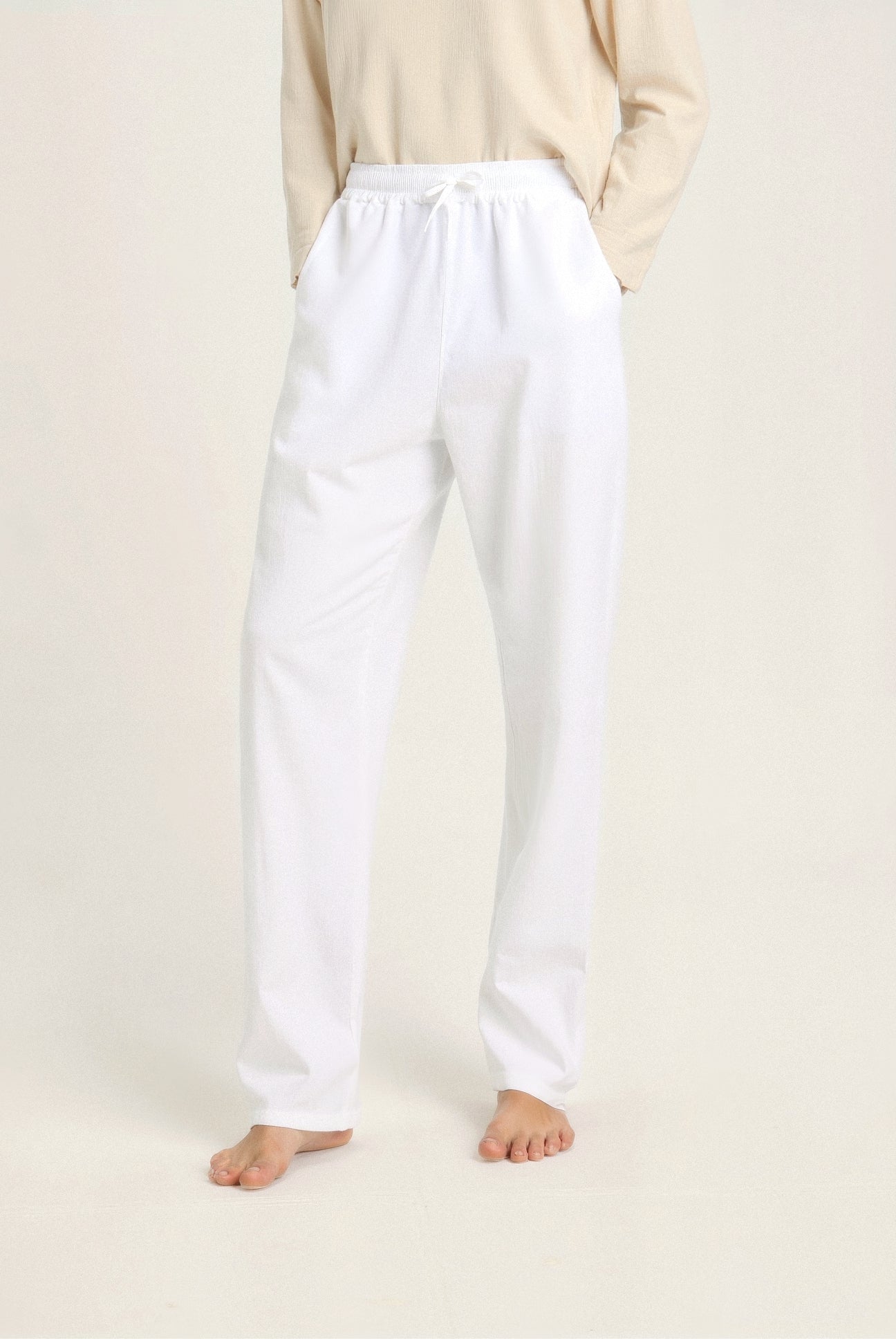 Pantalon de plage léger en coton et lin NOBA