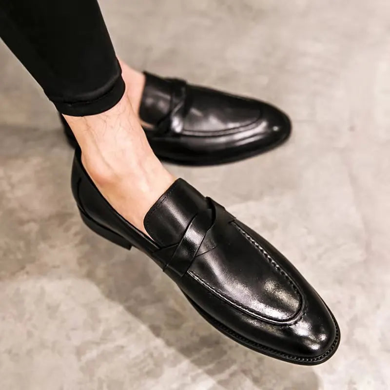 Lässige Leder-Loafer
