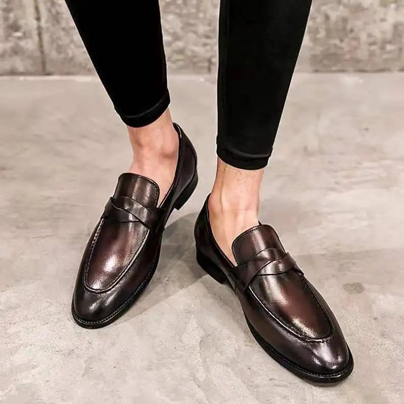Lässige Leder-Loafer
