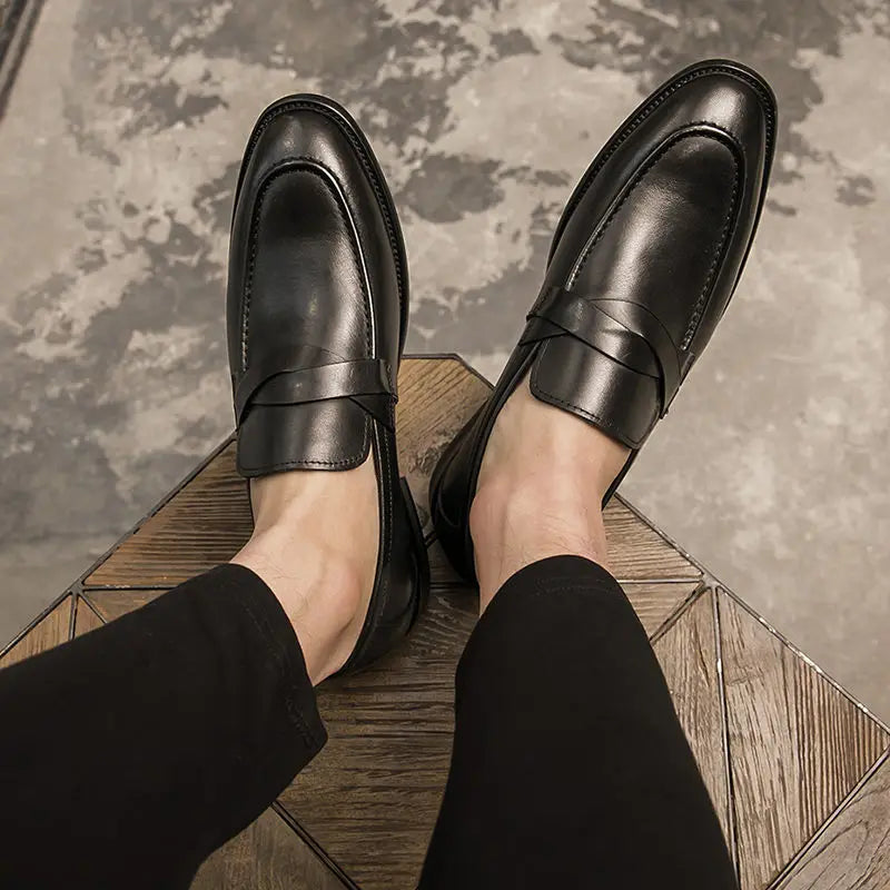 Lässige Leder-Loafer