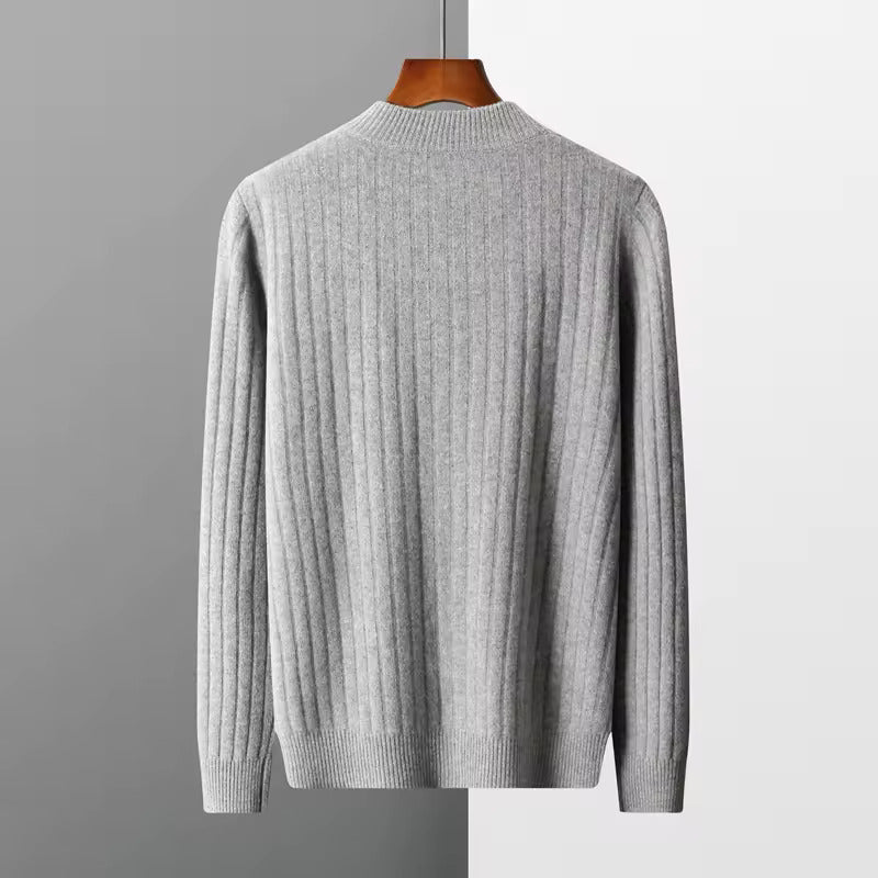 GILET À MOTIF 100 % CACHEMIRE