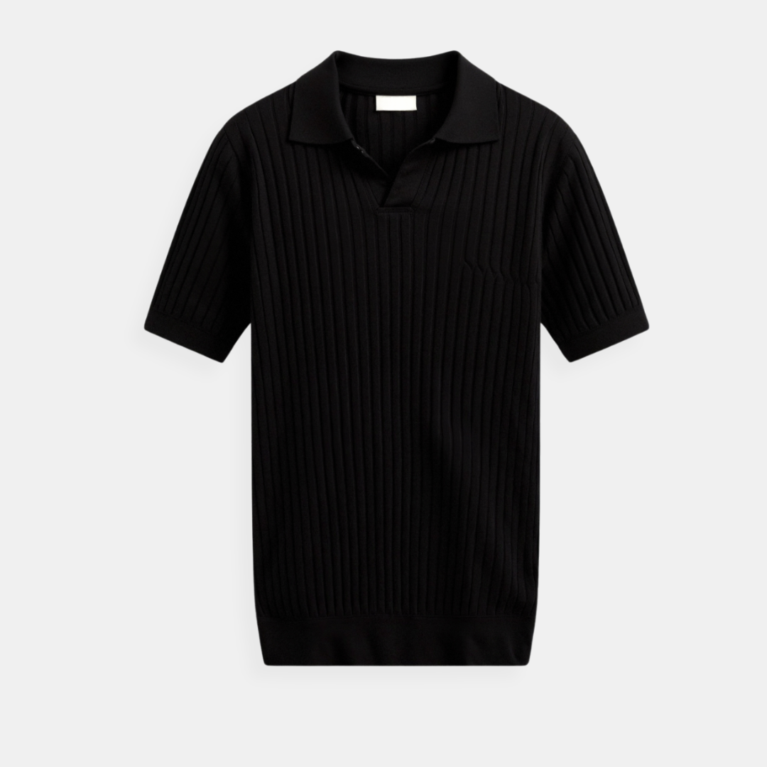 Pisa - Poloshirt aus gerippter Baumwolle
