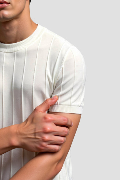 T-shirt classique à rayures épaisses NOBA