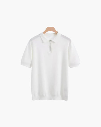 IBIZA Poloshirt mit Reißverschluss