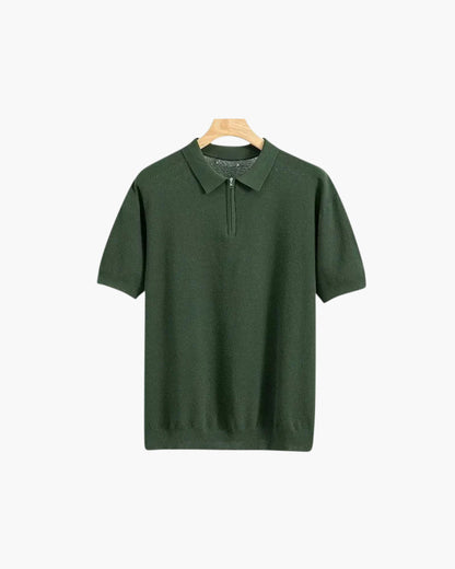 IBIZA Poloshirt mit Reißverschluss