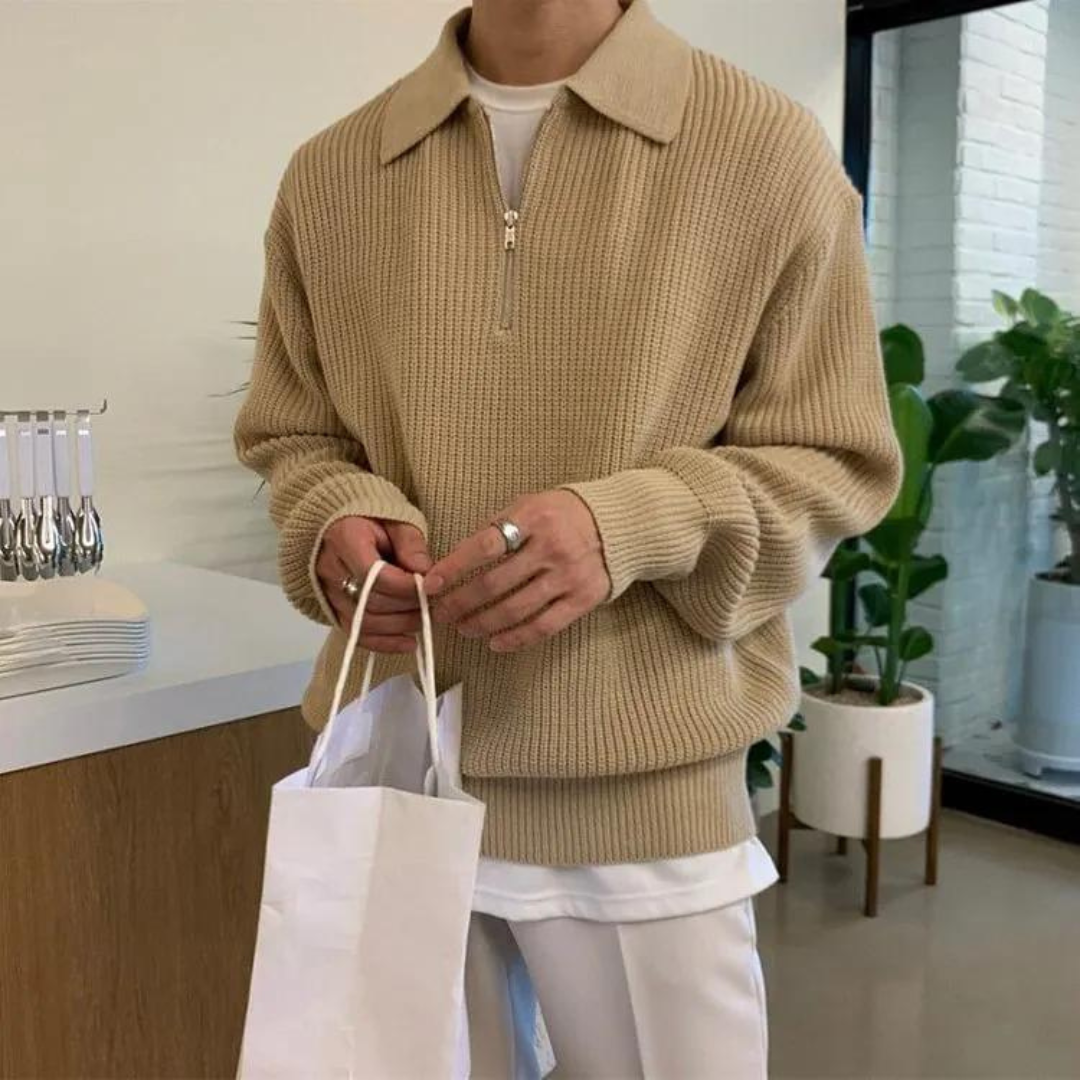 Pull demi-zip Julius