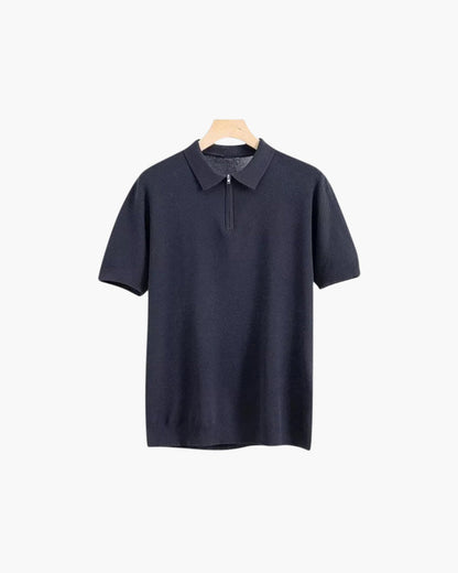IBIZA Poloshirt mit Reißverschluss