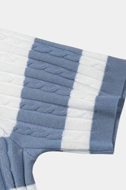 NOBA Poloshirt mit weißen Streifen