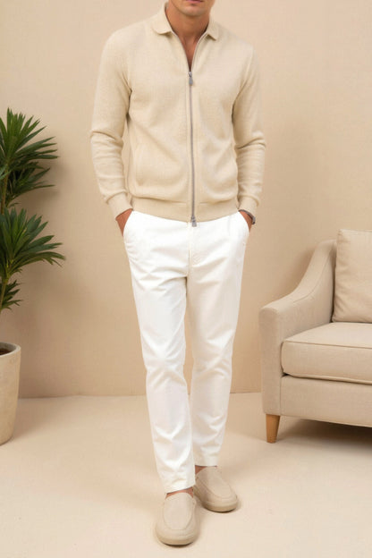 Veste de survêtement à col polo haut de gamme