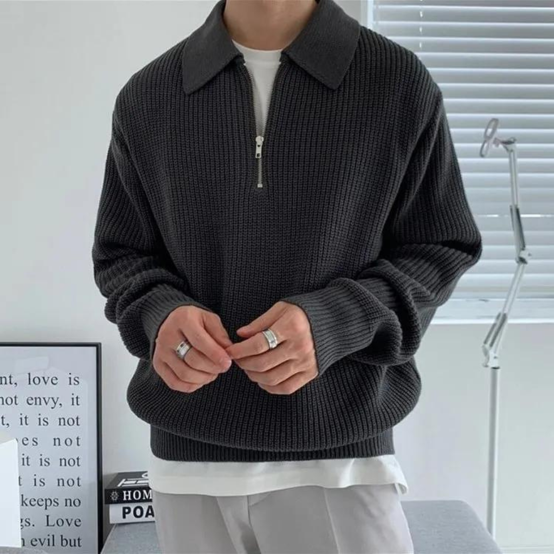 Pull demi-zip Julius