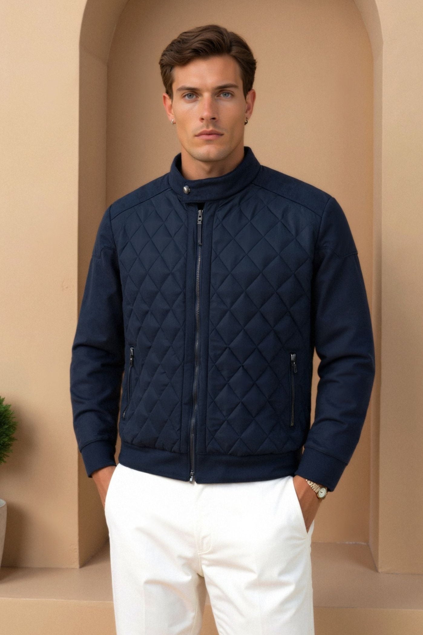 Premium Klassische Steppjacke