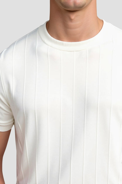 T-shirt classique à rayures épaisses NOBA