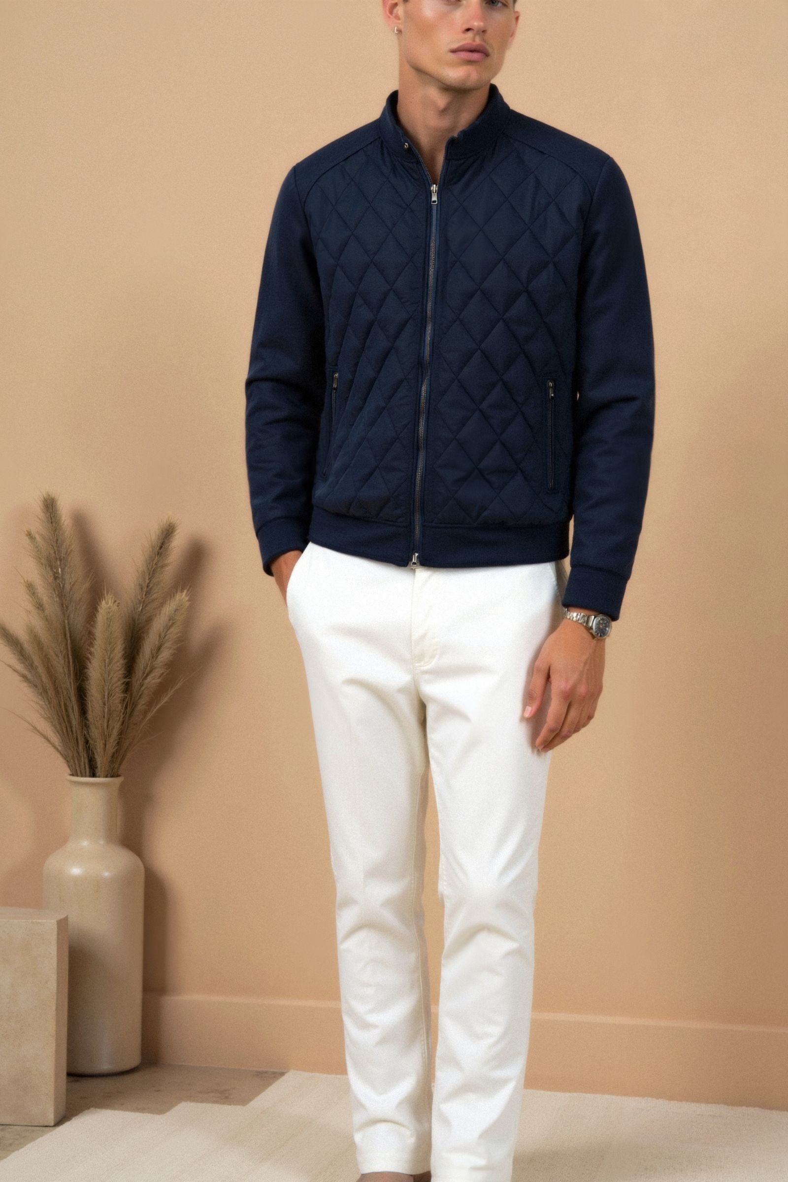 Veste matelassée classique haut de gamme