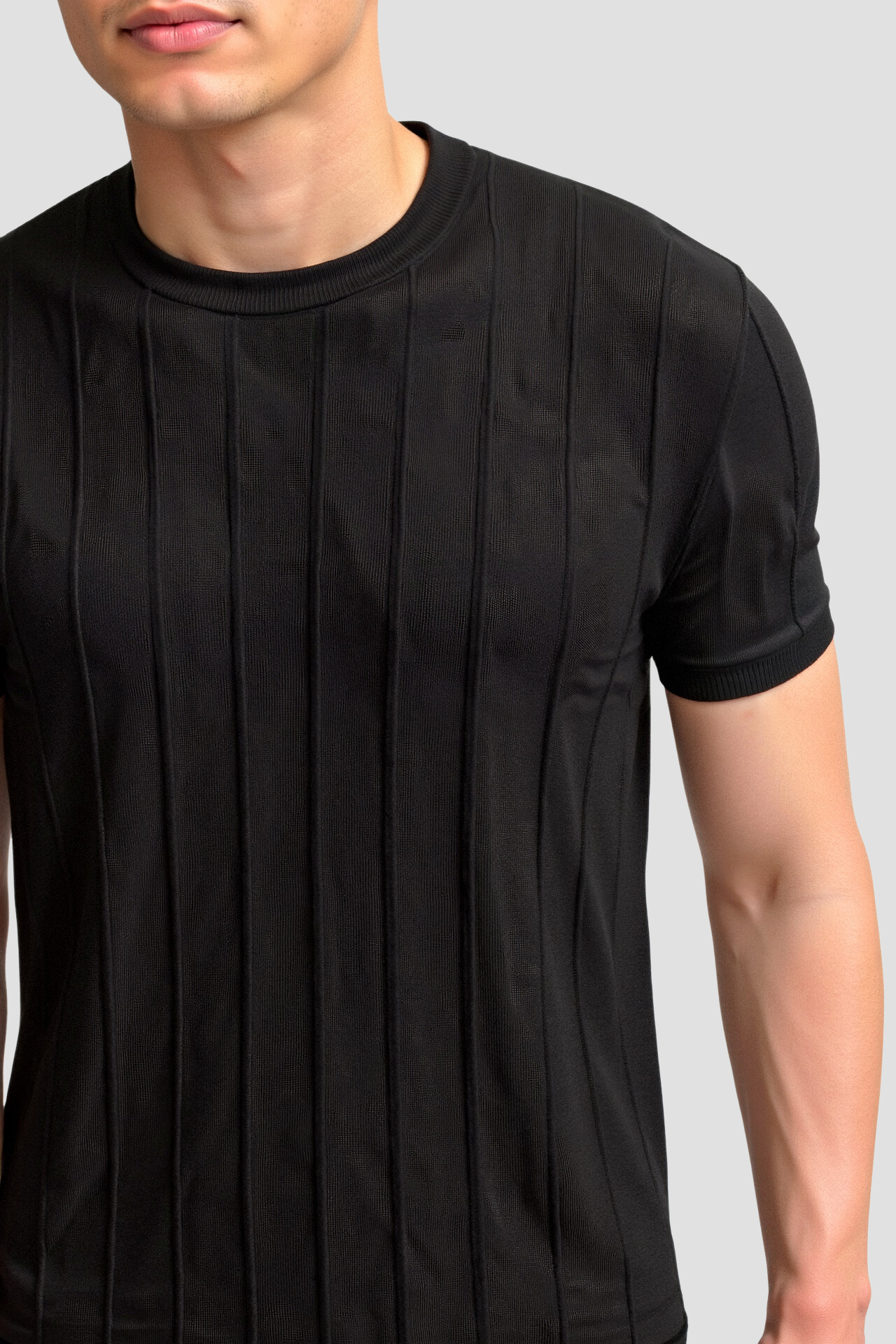 T-shirt classique à rayures épaisses NOBA