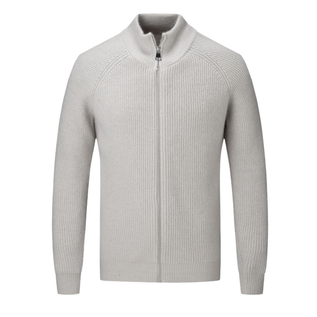 CARDIGAN ZIPPÉ 100 % laine mérinos