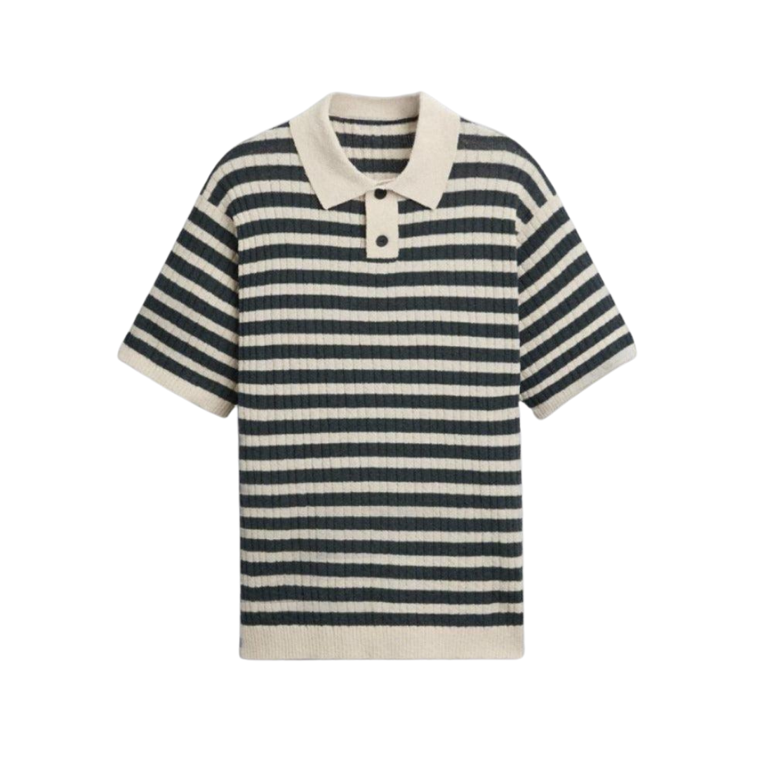Polo rayé tricoté NOBA