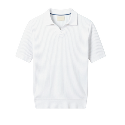 Pisa - Poloshirt aus gerippter Baumwolle