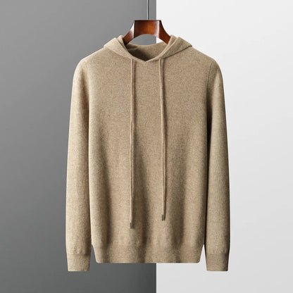 KAPUZENPULLOVER AUS 100 % KASCHMIR
