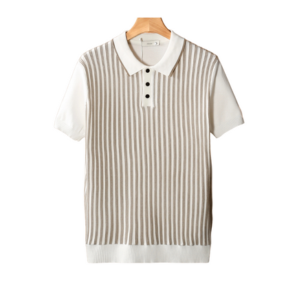 POLO NOBA À RAYURES VERTICALES