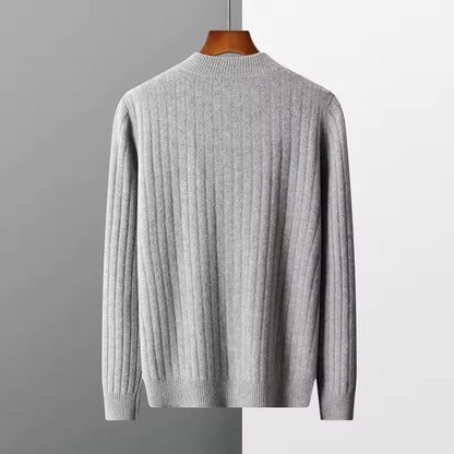 GILET À MOTIF 100 % CACHEMIRE