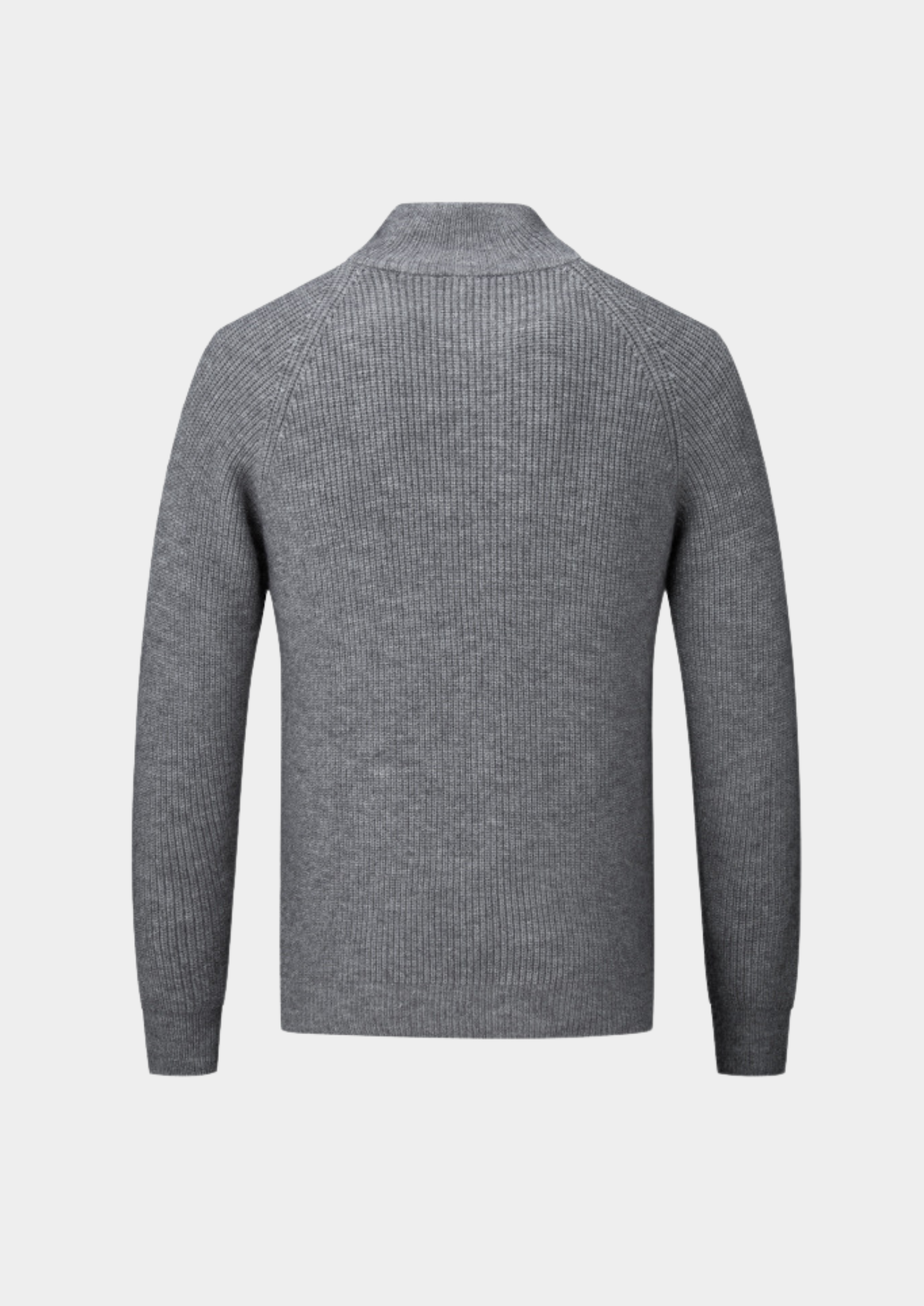 Strickjacke mit Reißverschluss aus 100 % Merinowolle